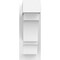 Ekena Millwork Balboa Architectural Grade PVC Outlooker with Block Ends, 7"W X 18"D X 18"H OUTP07X18X18BOA05 - alternate 2